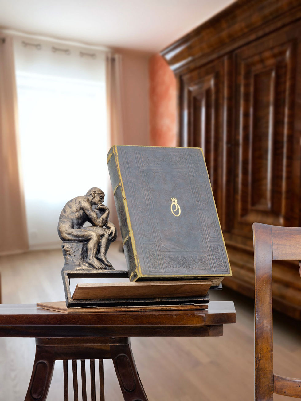 Thumbnail: Antique-Style “Thinker” Music Stand / Menu Holder