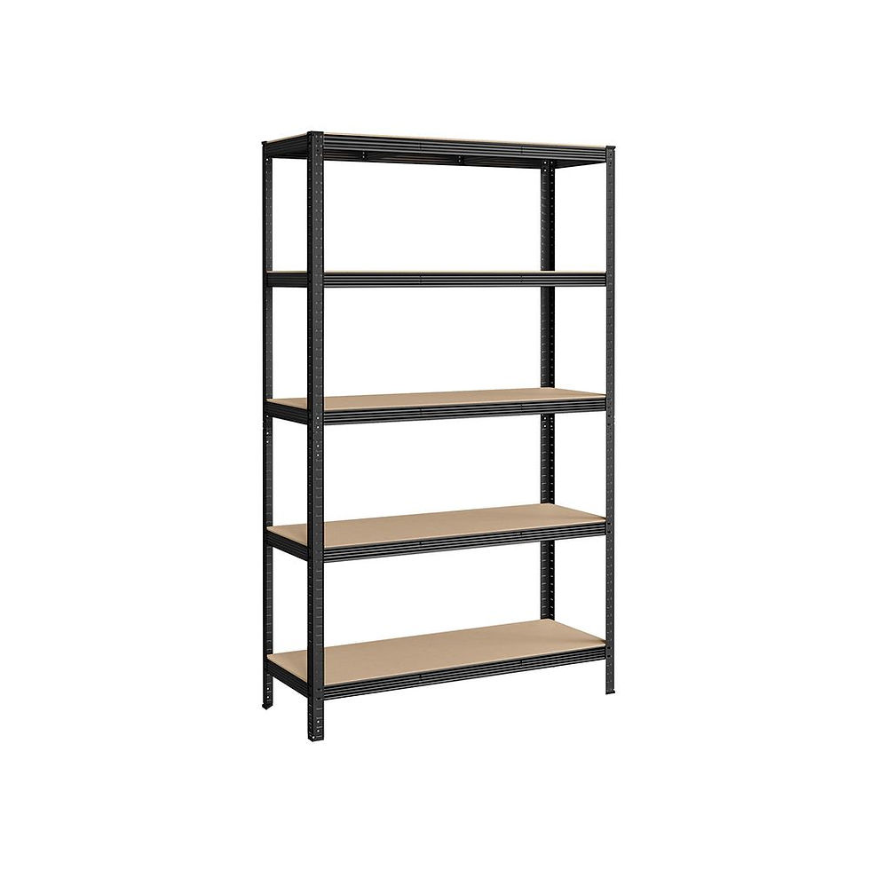 Heavy-duty shelf with 5 levels