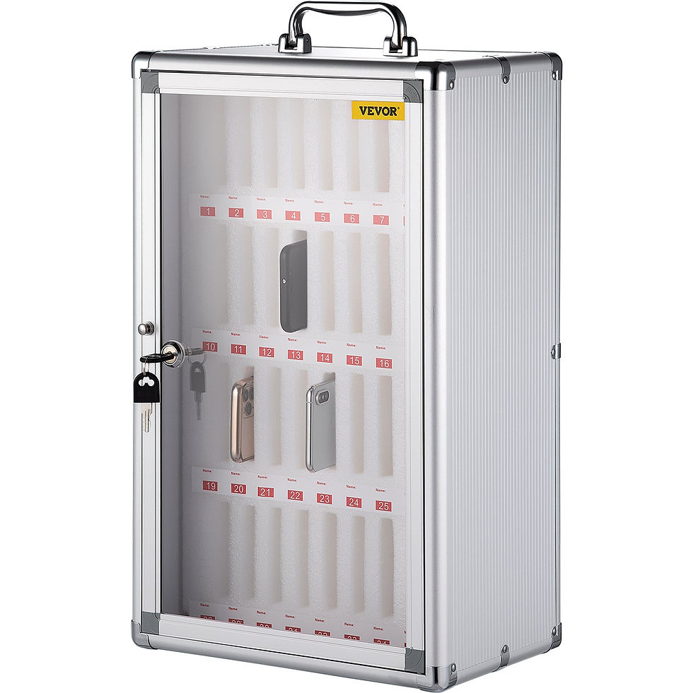 Thumbnail: Cell Phone Storage Cabinet, 36 Slots, Aluminum Alloy Pocket Chart Storage Locker