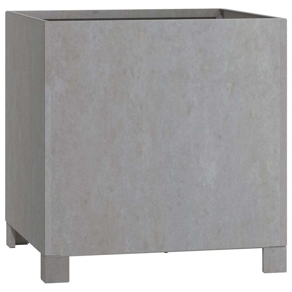 Thumbnail: Set of 2 Corten Steel Planters with Legs