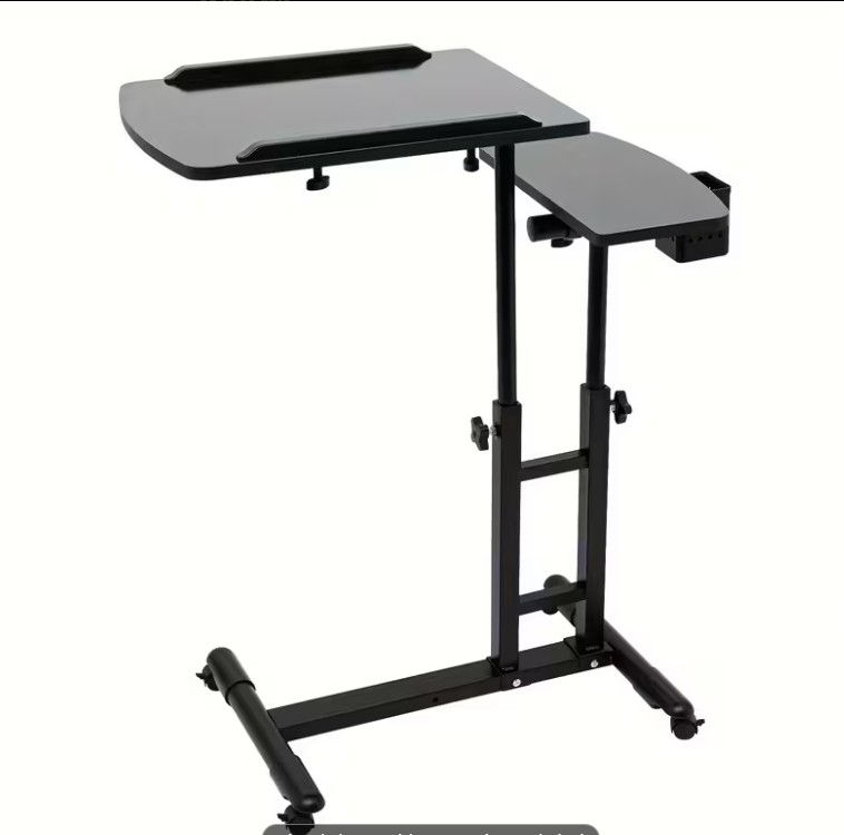 Thumbnail: Portable Tattoo Workbench with Wheels – Adjustable Height