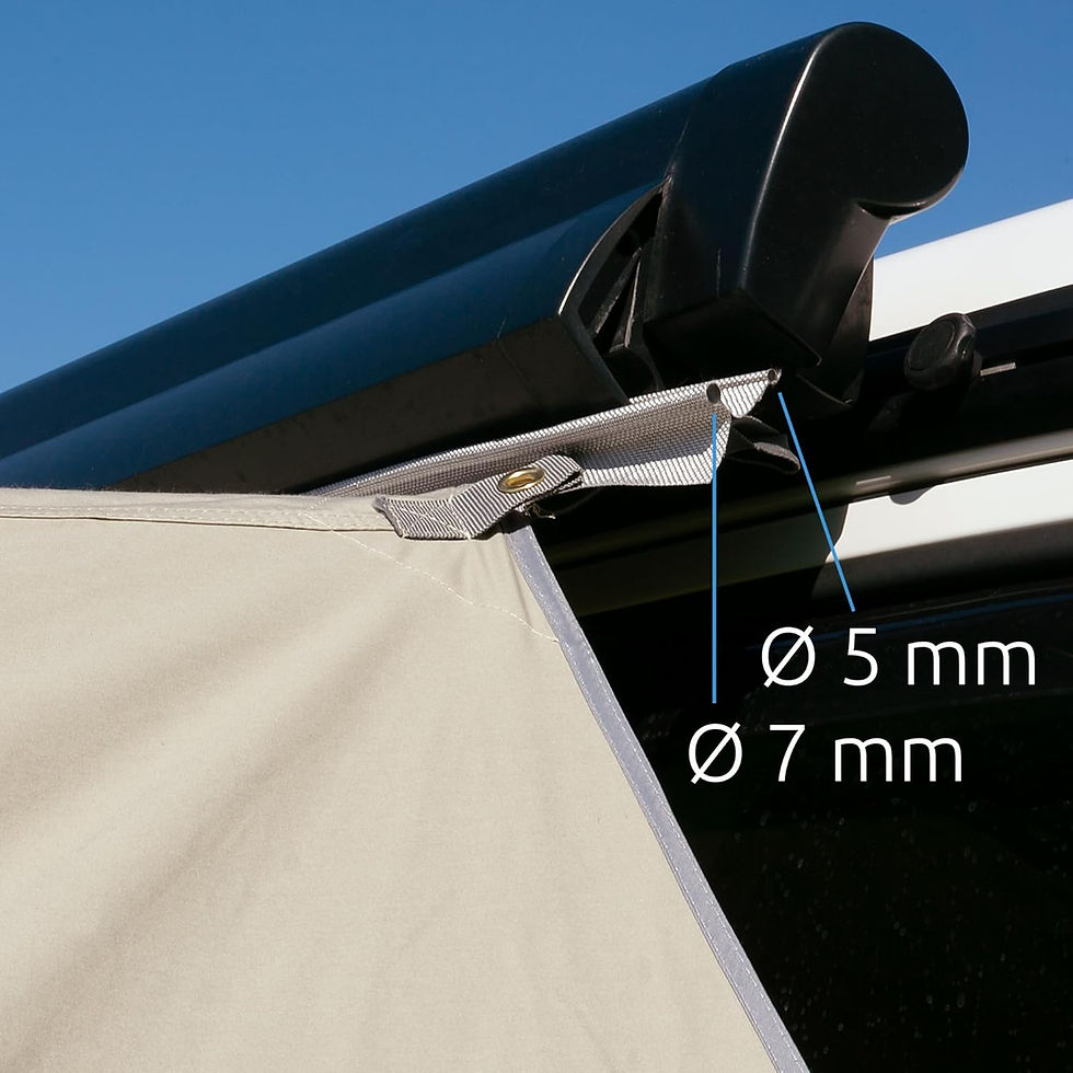 Thumbnail: Bus Awning UV 50+ Tarp Cotton Sun Sail for Van Motorhome