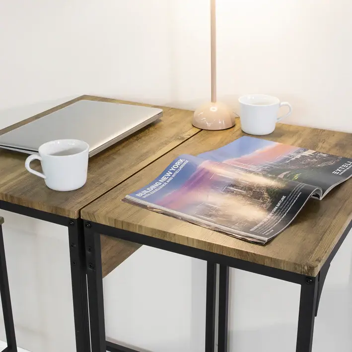 Thumbnail: 2Bar Tables With 2 Stools