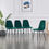 Thumbnail: Elegant & Comfortable Velvet Dining Chairs – Set of 4 (Green)