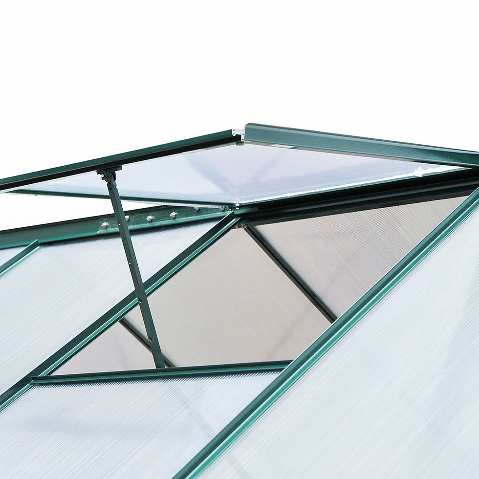 Thumbnail: 6 x 8 ft Polycarbonate Greenhouse with Aluminium Frame