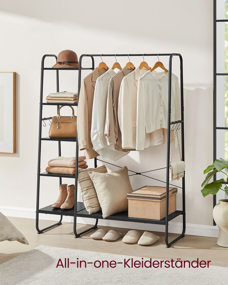 Thumbnail: Clothes rack with 5 levels clothes rack