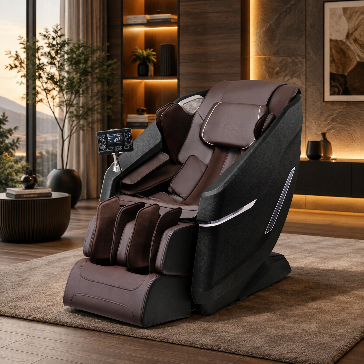 Full Body Massage Chair with Zero Gravity, Heat, Bluetooth and Touchscreen