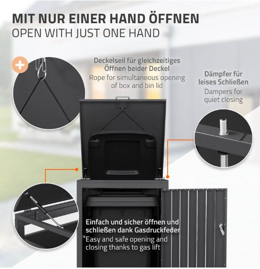 Thumbnail: Single Wheelie Bin Storage Box