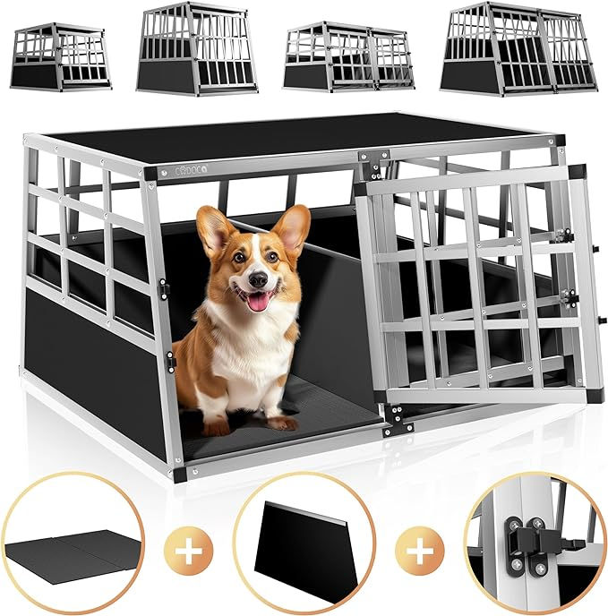 Thumbnail: Dog Transport Box Aluminium Robust Dog