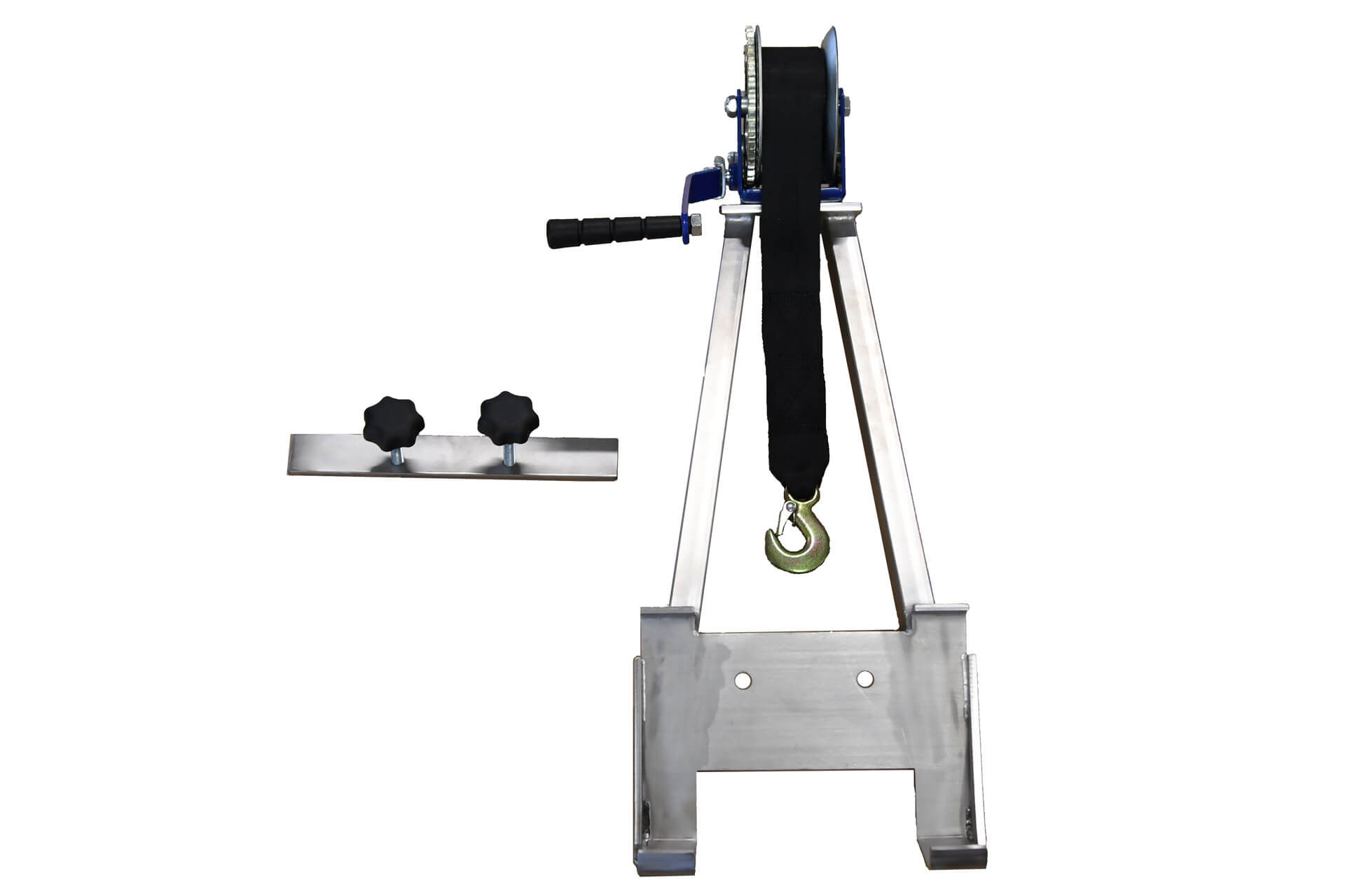 Attachable bracket made of stainless steel 1.4301 incl. hand rope