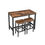 Thumbnail: Industrial Design Bar Table Set