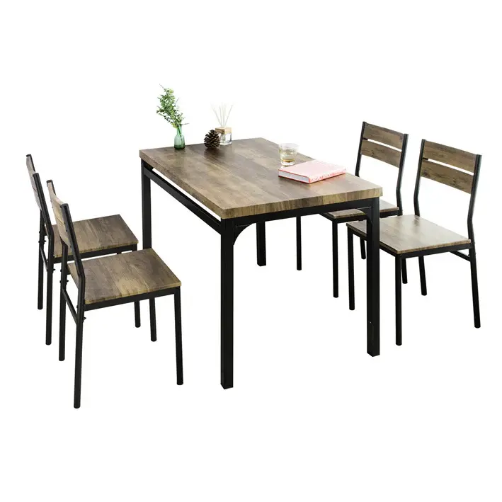 Dining table with 4 chairs | 5-Piece Dining Set