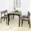 Thumbnail: Dining table with 4 chairs | 5-Piece Dining Set