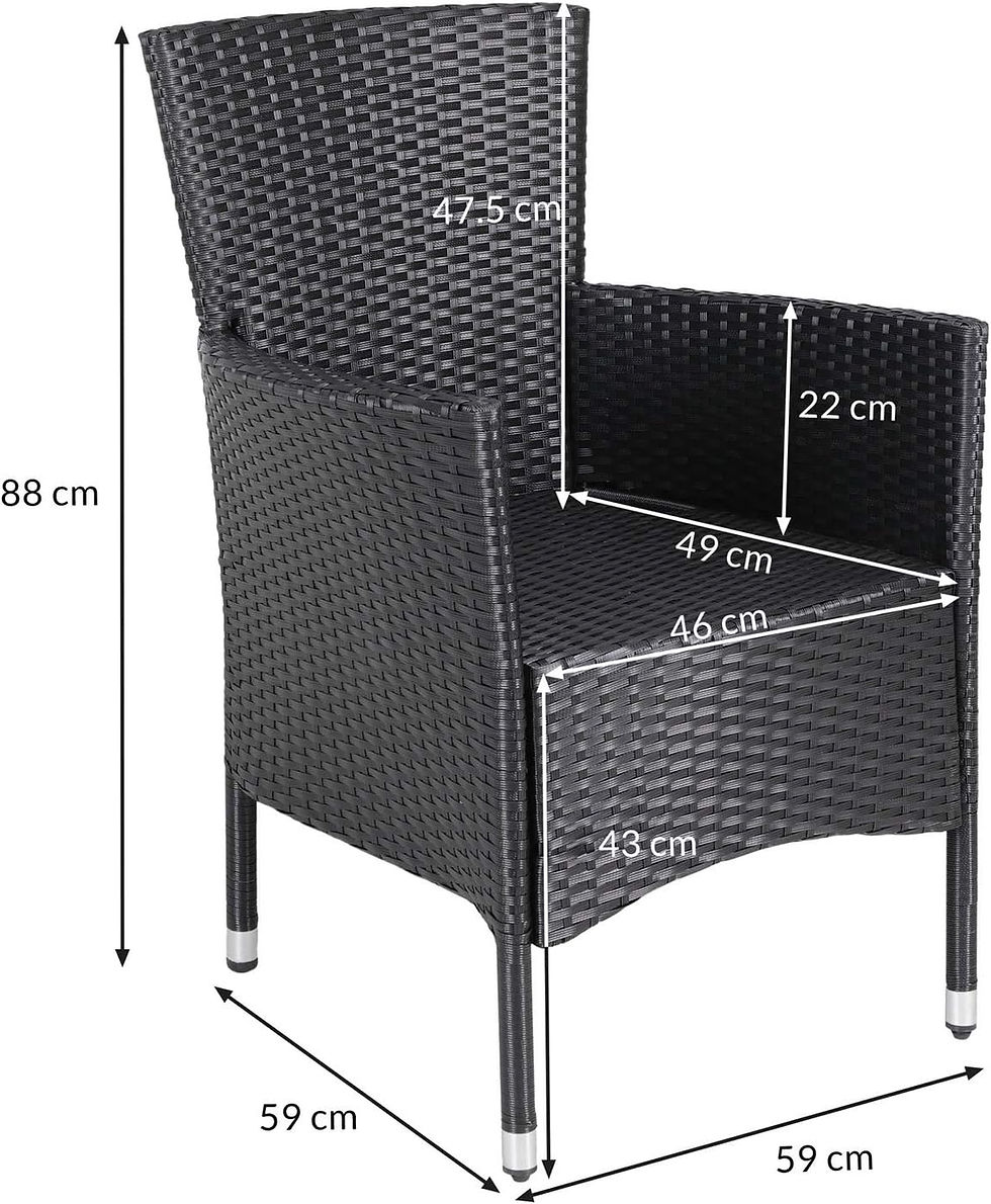 Thumbnail: Polyrattan Corner Lounge Set WPC Dining Table Corner Sofa 2 Garden Chairs Seat