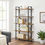 Thumbnail: Bookcase Stable Standing Shelf with 5 Shelf Levels