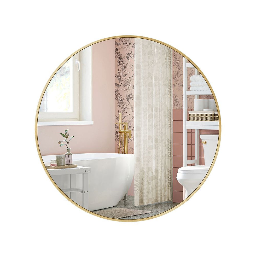 Thumbnail: Wall mirror round