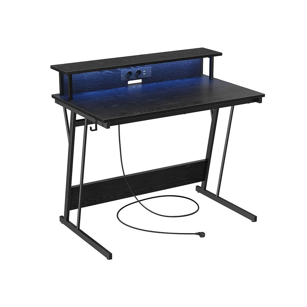 Gaming Desk with LED Lighting