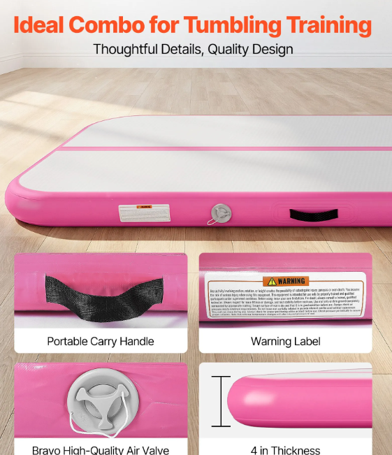 Thumbnail: Inflatable Gymnastics Mat 3m with Electric Pump