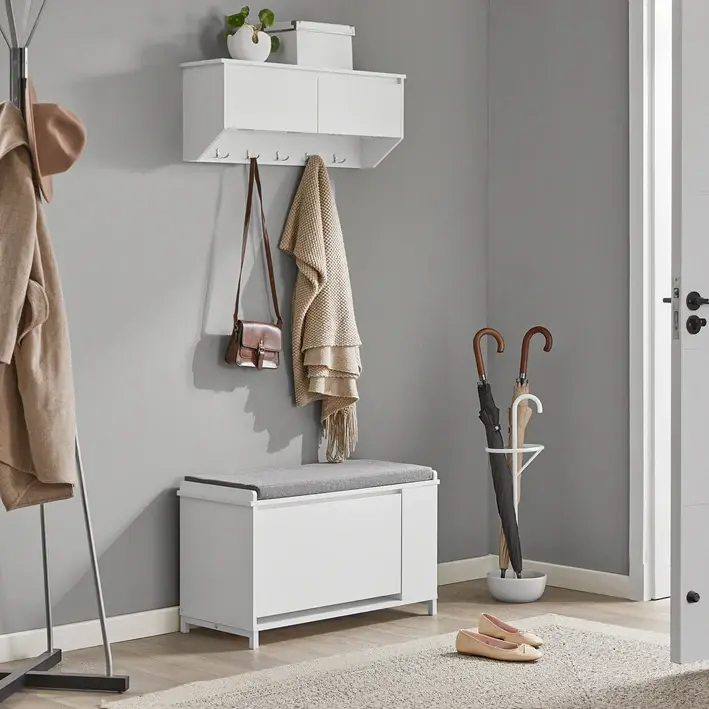 Thumbnail: Wall Coat Rack with storage