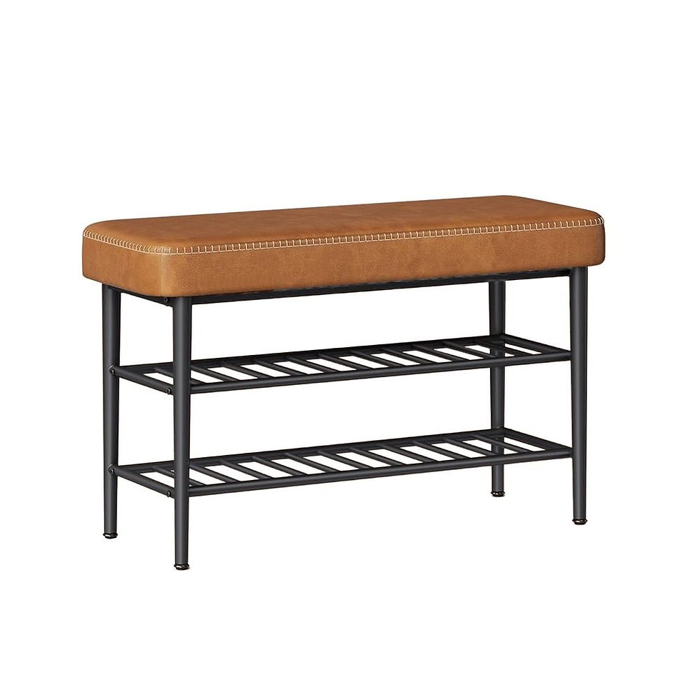 Thumbnail: Shoe Bench Seat Entrance Area Faux Leather
