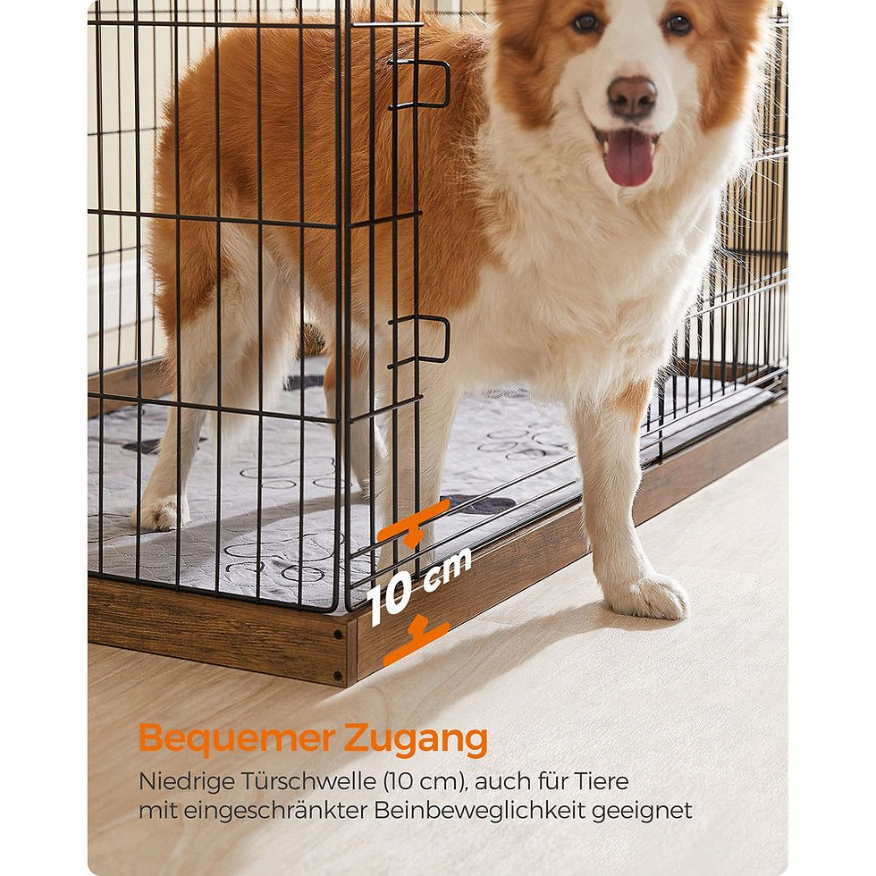 Thumbnail: Free-range enclosure with steel grille