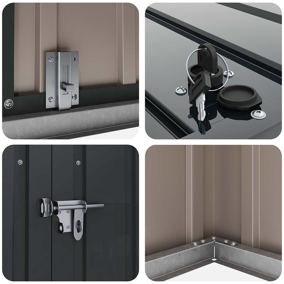 Thumbnail: Lockable Steel Garden Storage Box