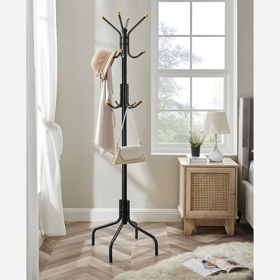 Metal coat rack
