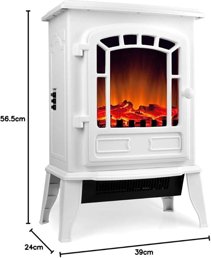 Thumbnail: Electric Fireplace 2000 W 2 Heat Settings Electric Heater Electric Fan Heater El