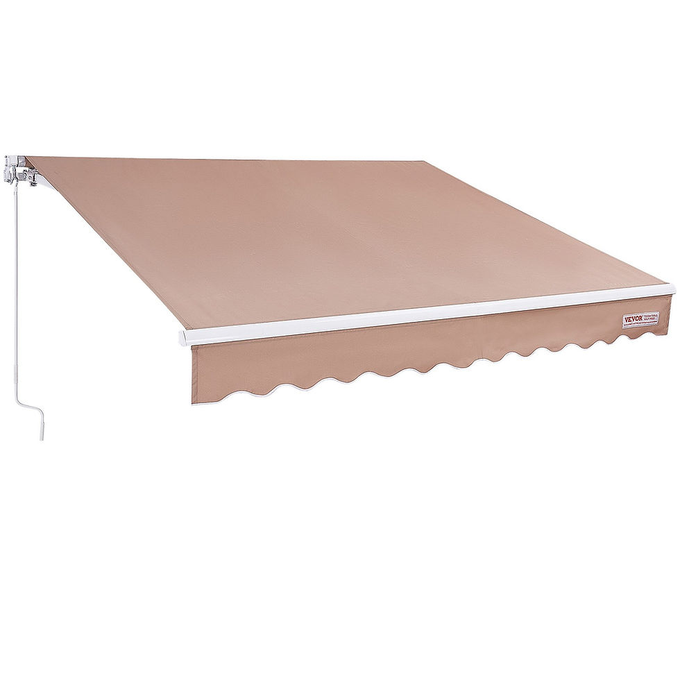 Thumbnail: Manual Retractable Awning, Outdoor Patio Awning Retractable Sun Shade