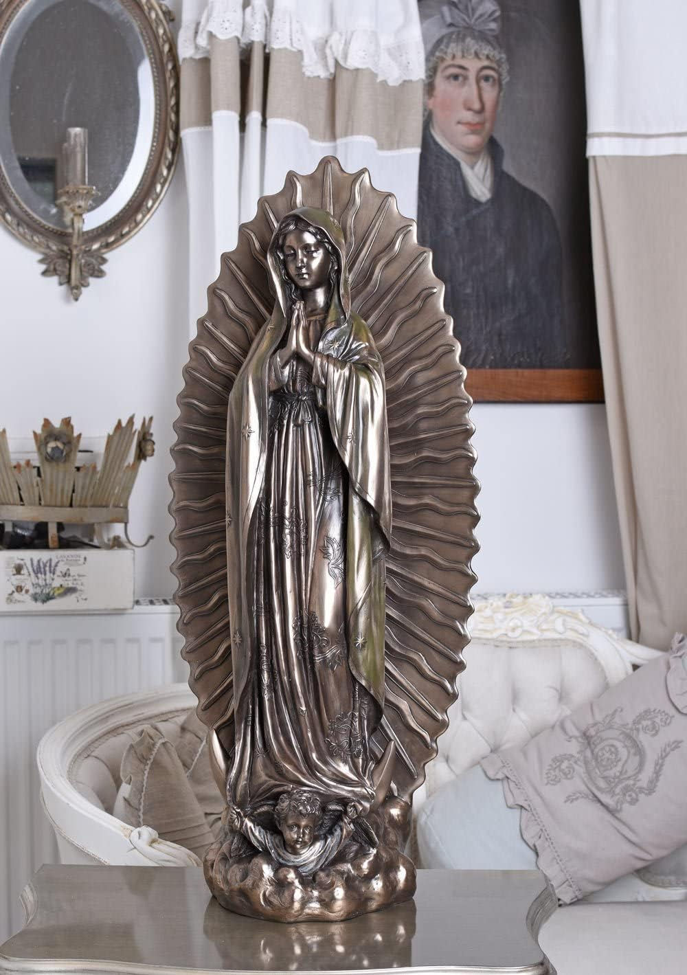 SACRED STATUE OF THE MADONNA  Our Lady of Guadalupe.