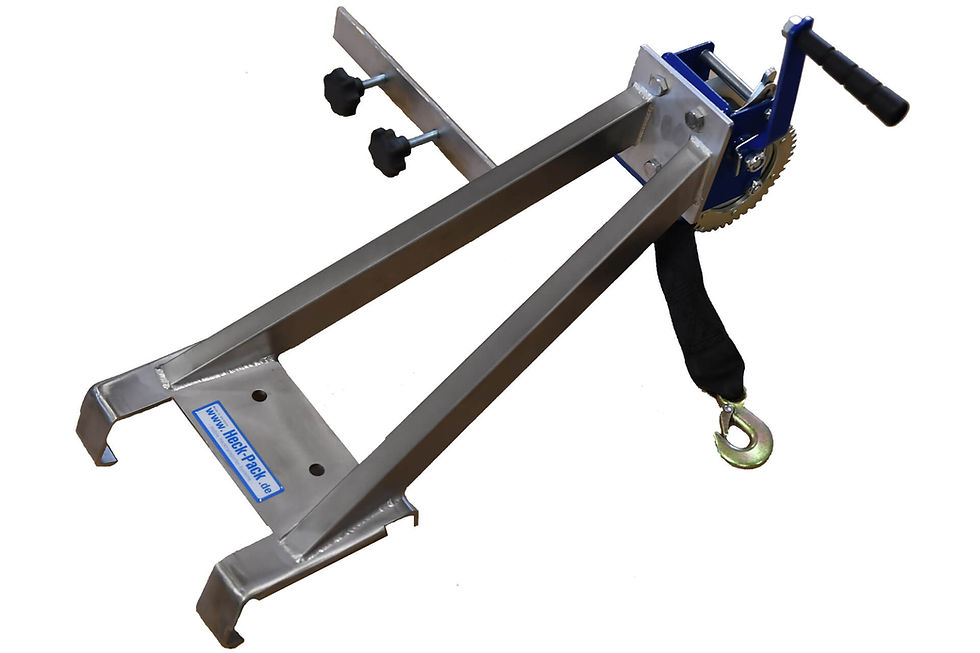 Thumbnail: Attachable bracket made of stainless steel 1.4301 incl. hand rope