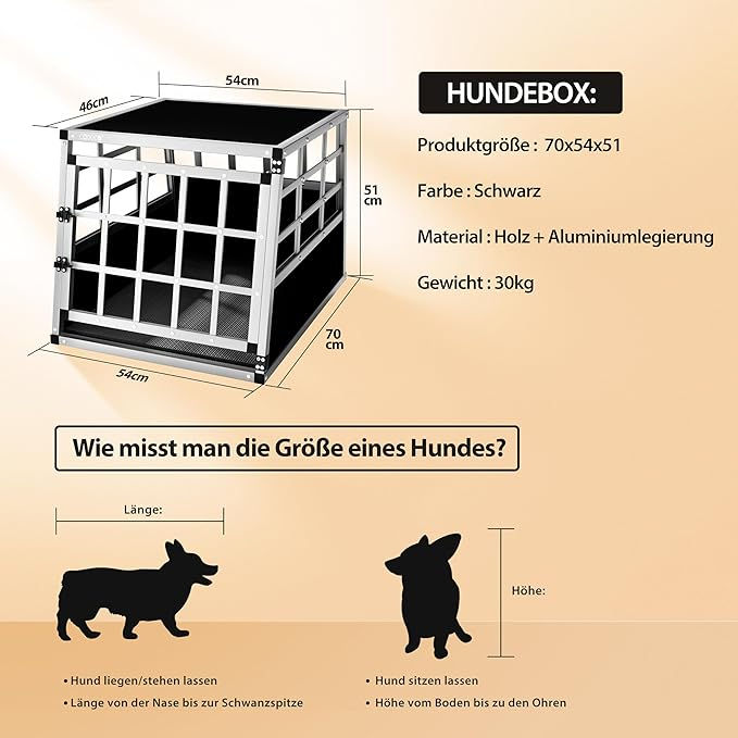 Thumbnail: Dog Transport Box Aluminium Robust Dog