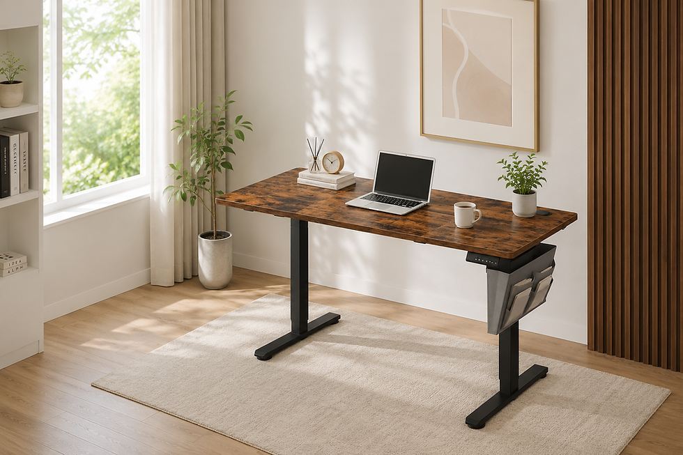 Thumbnail: Electric Height Adjustable Standing Desk 140 cm