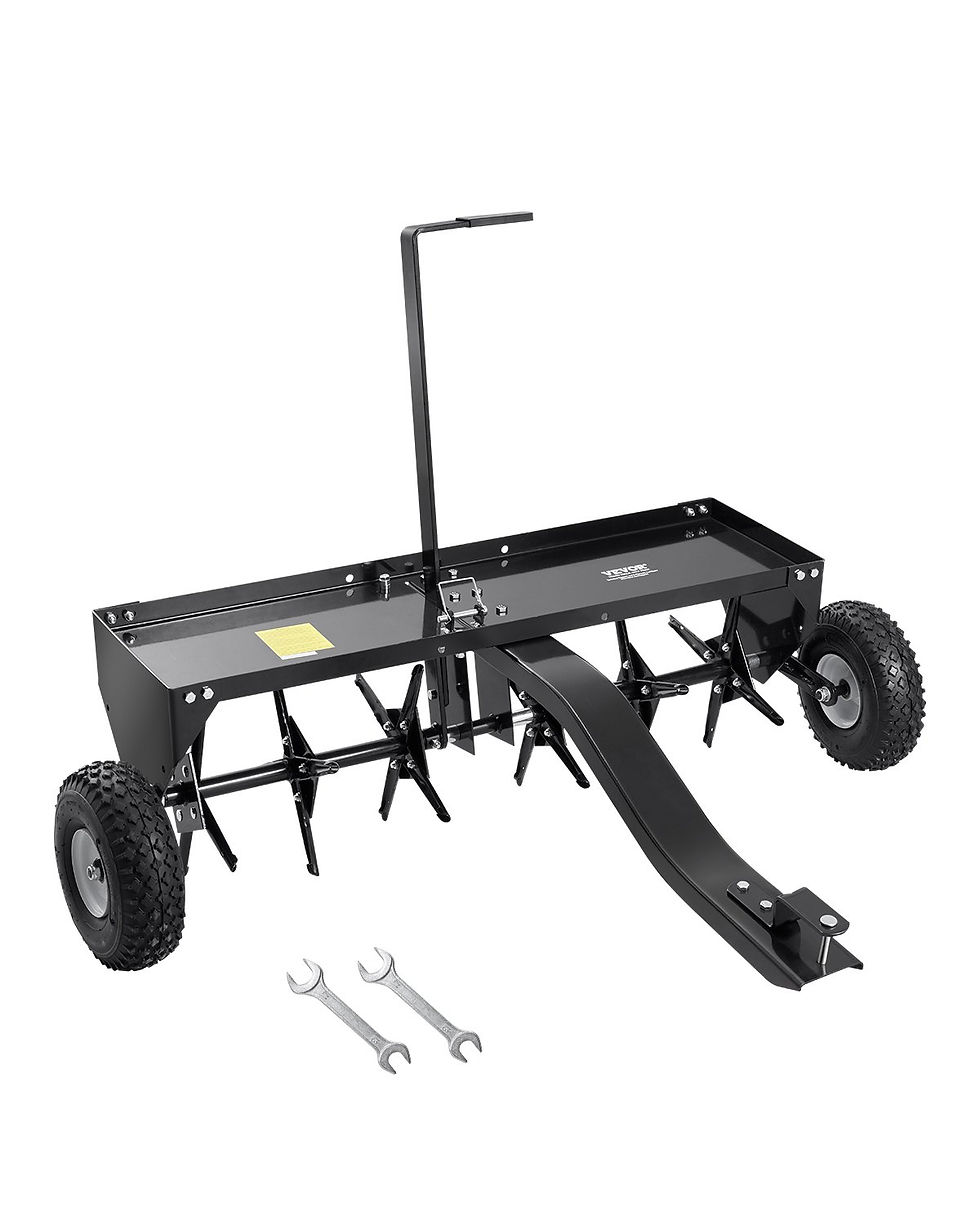 40" Tow Behind Plug Aerator with Universal Hitch Lawn Aerator Tow Behind