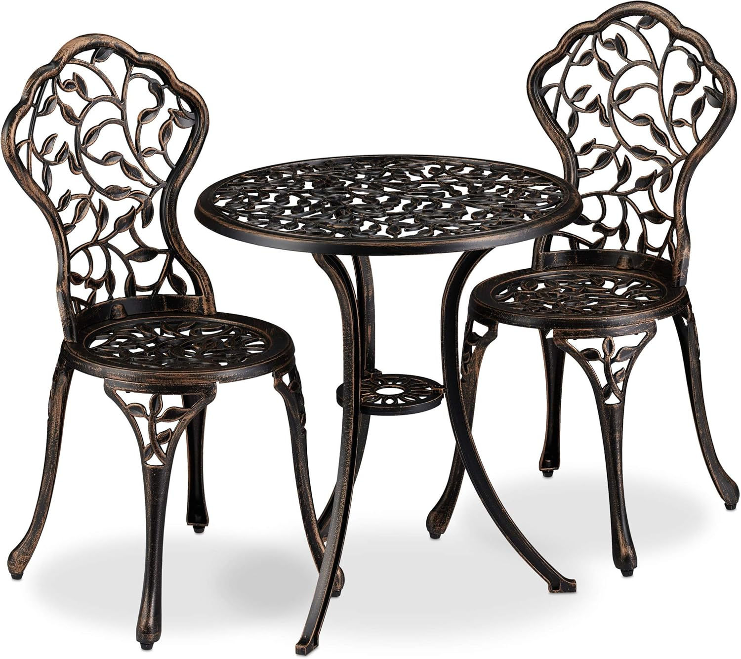 French Country Style  Bistro Set – Antique Bronze Finish