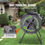 Thumbnail: Double Chamber Drum Composter 160 Litres Black Rotatable