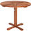 Thumbnail: Garden Table Weatherproof Round Wood 80kg Load Capacity Ø 70,5cm Garden Terrace