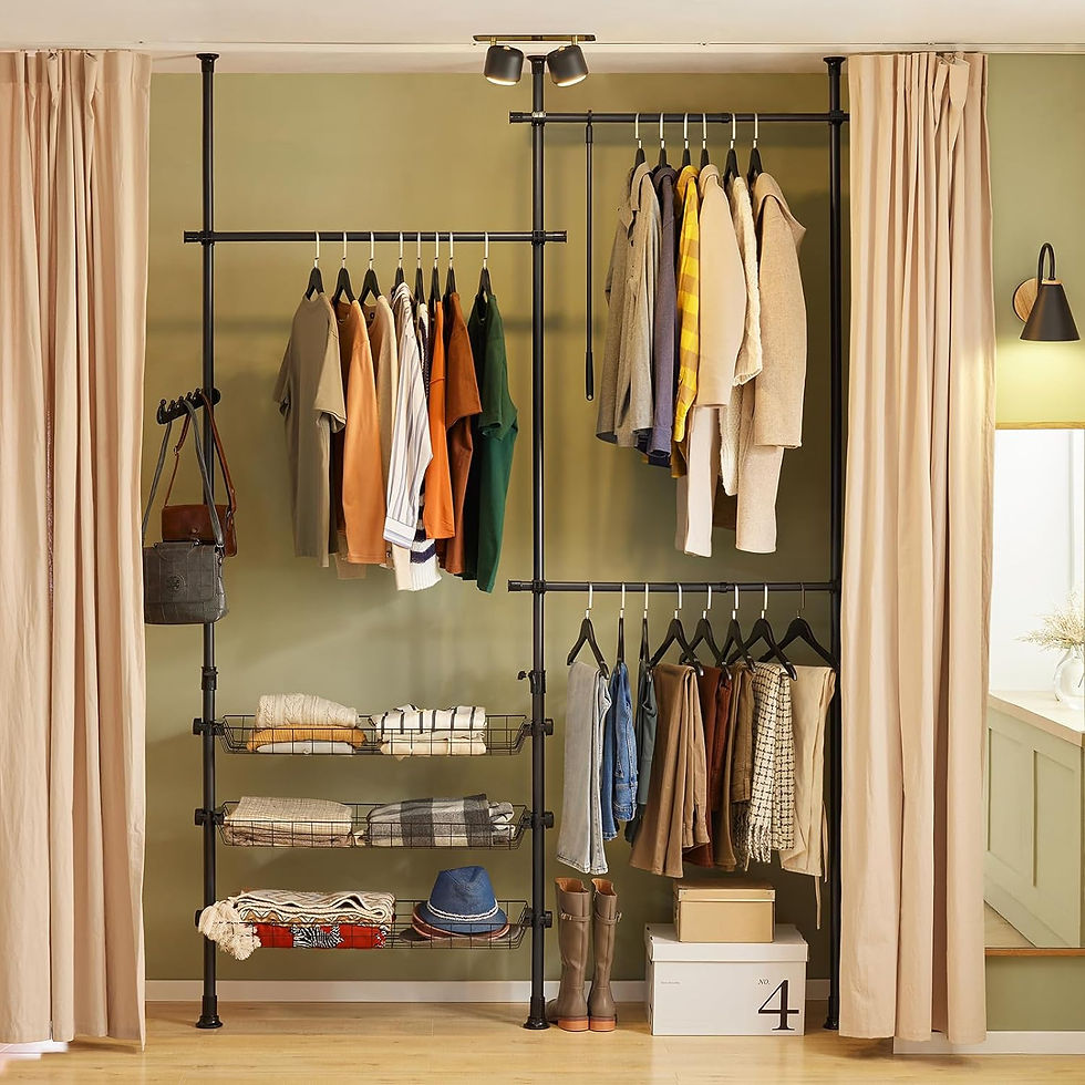 Thumbnail: Telescopic Clothes Rail