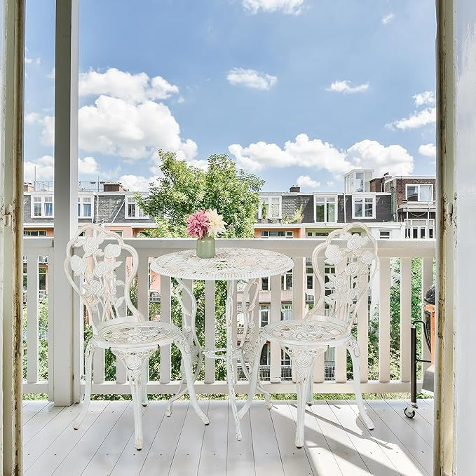 Thumbnail: French Country Style  Bistro Set – Antique Bronze Finish