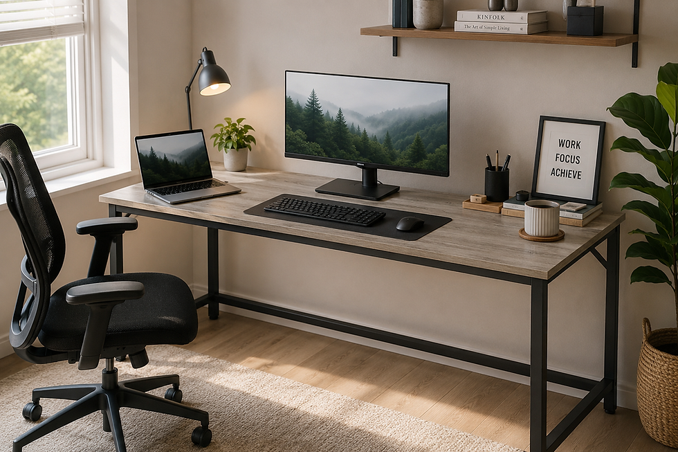 Thumbnail: 135cm Industrial Office Desk