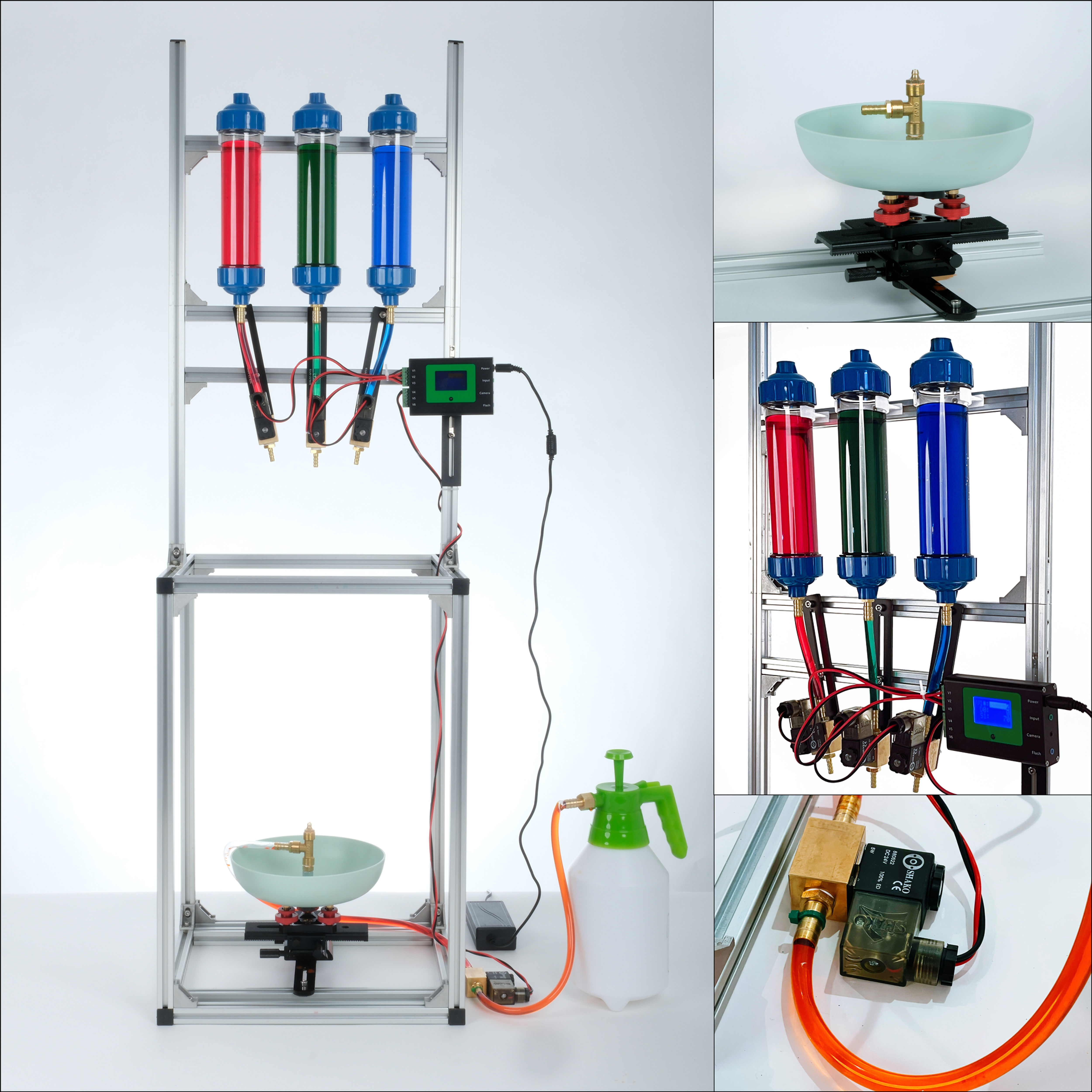 3 Valve SFB Kit with 6 Valve New Controller, Air Pump, Frame Jumbo Combo