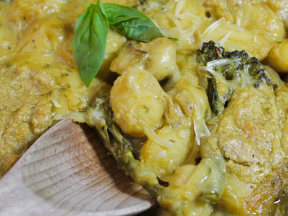 Gnocchi in a Vegan Bechamel Sauce