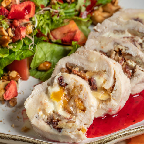 Pavo Relleno de fruti Crispis