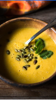 Golden Milk Squash Soup with Miso