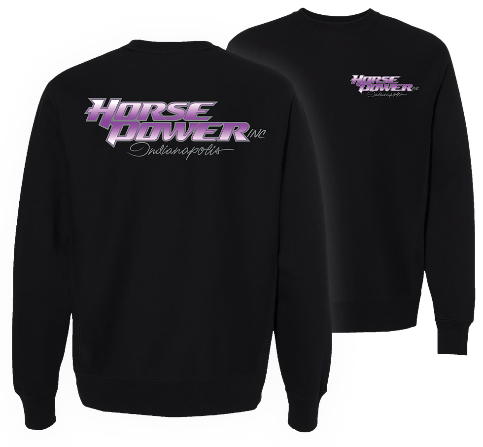 Thumbnail: PURPLE HP INDY CREW NECK: SMALL, MEDIUM, 2X, 3X, 4X