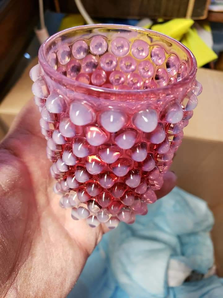 Thumbnail: 7 pc Cranberry Opal Beverage Set