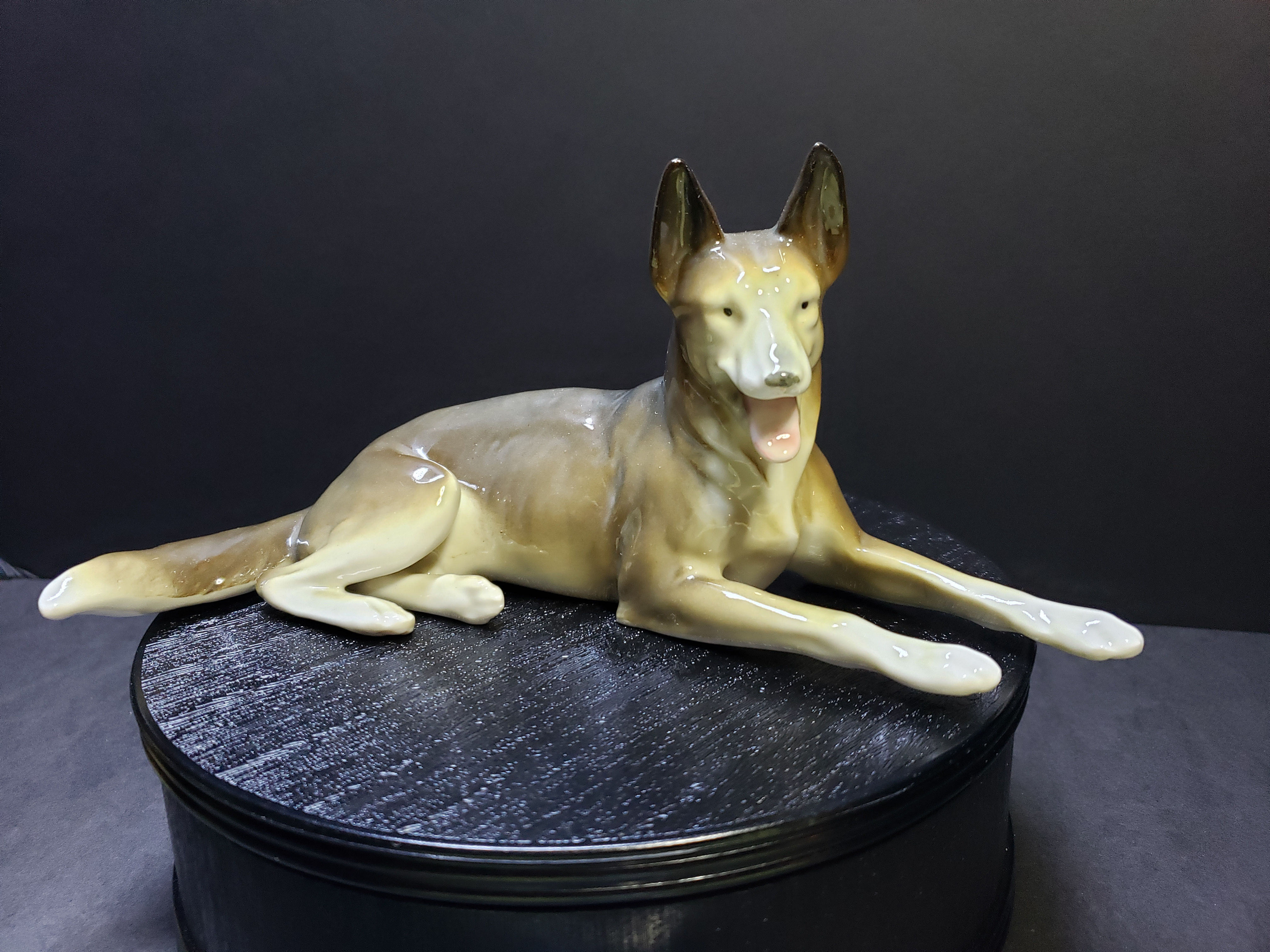 Unmarked Porcelain Dog