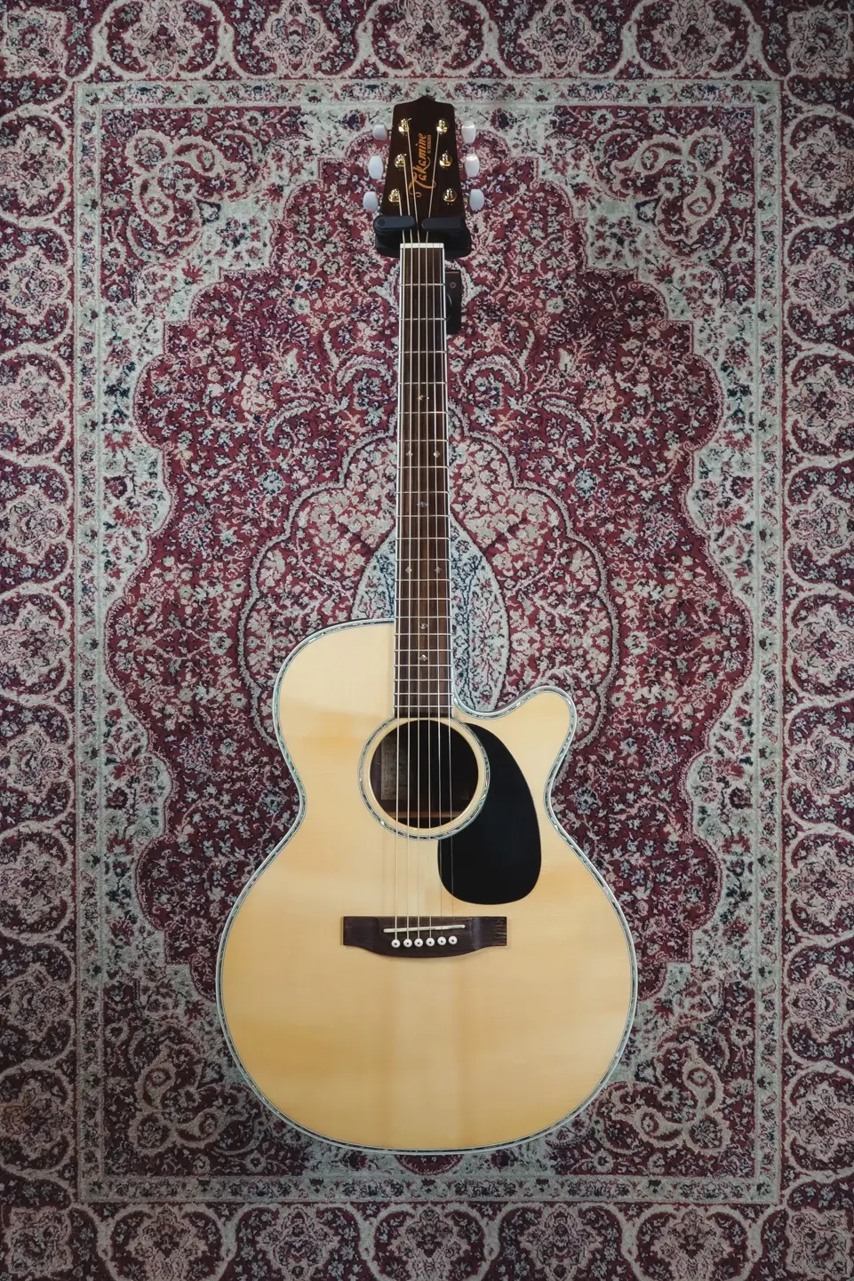 Full front view of Takamine G Series EG460SC – Natural