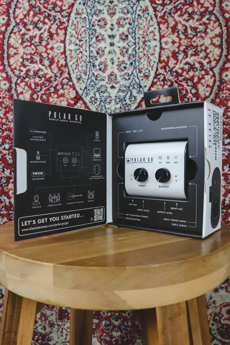 Thumbnail: Blackstar POLAR GO portable interface with retail packaging
