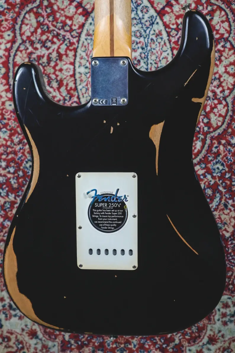 Thumbnail: Fender Road Worn 50s Stratocaster full length rear view